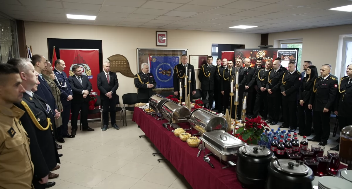 Pożary - Straż , Spotkanie wigilijne Przasnyszu - zdjęcie, fotografia