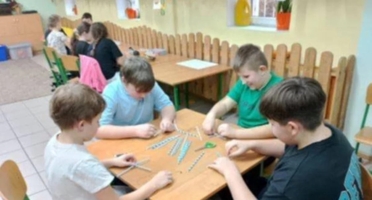 Warsztaty, Warsztaty Świąteczne szkolnej bibliotece Bogatem - zdjęcie, fotografia
