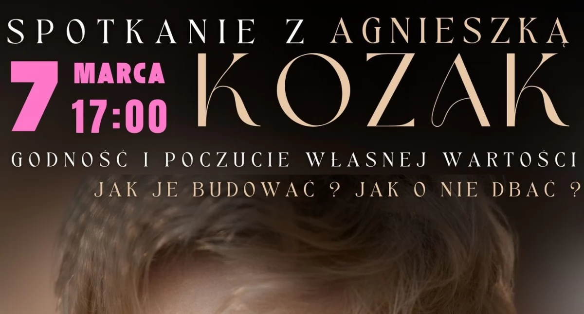 Warsztaty, godności poczuciu własnej wartości Wyjątkowe spotkanie Agnieszką Kozak Przasnyszu - zdjęcie, fotografia