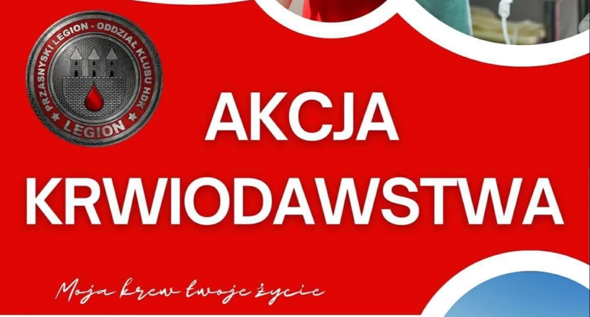 Charytatywne akcje, Oddaj uratuj życie udział akcji krwiodawstwa Chorzelach - zdjęcie, fotografia