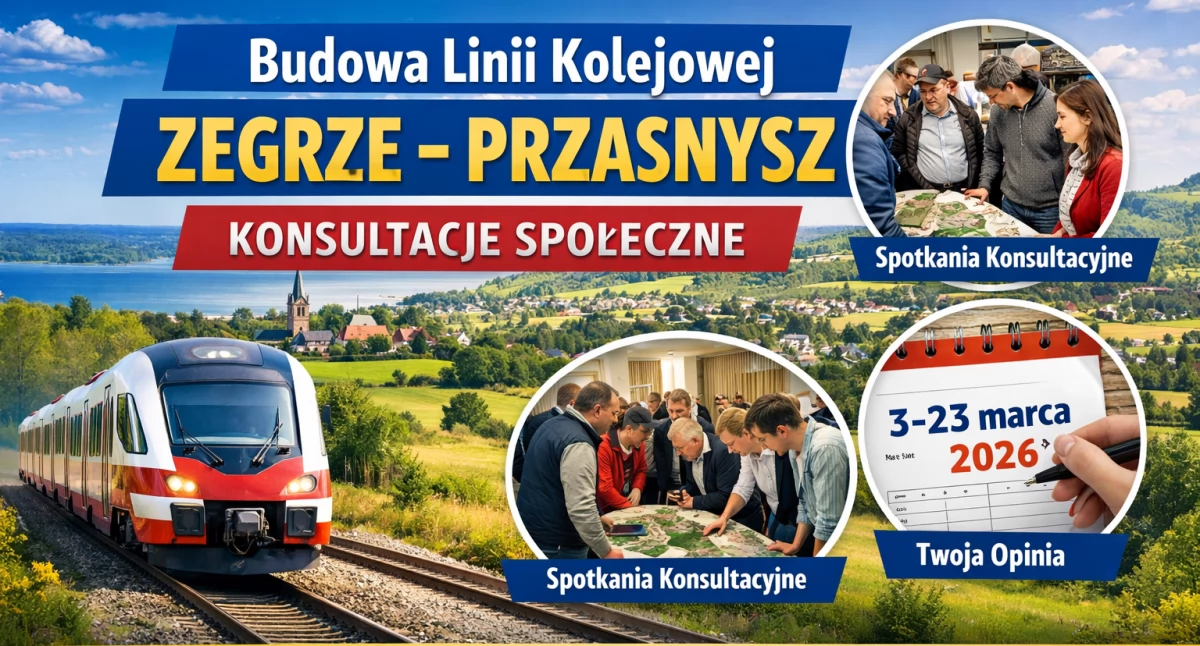 Z Mazowsza, linia kolejowa Zegrze–Przasnysz mieszkańcy zaproszeni współdecydowania inwestycji - zdjęcie, fotografia