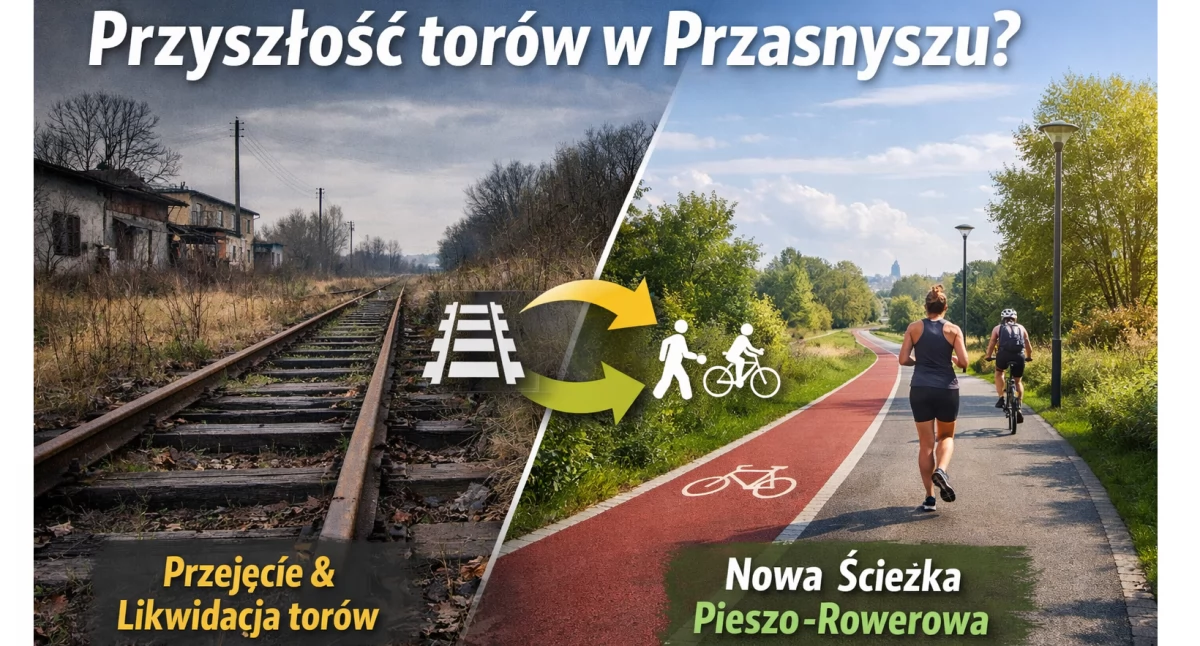 Burmistrz - Rada - Miasto, Miasto przejąć wąskotorówkę przyszłość torów granicach Przasnysza - zdjęcie, fotografia