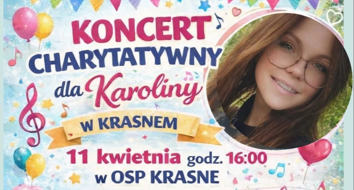 Charytatywne akcje, Koncert który jednoczy serca Krasne zagra Karoliny - zdjęcie, fotografia