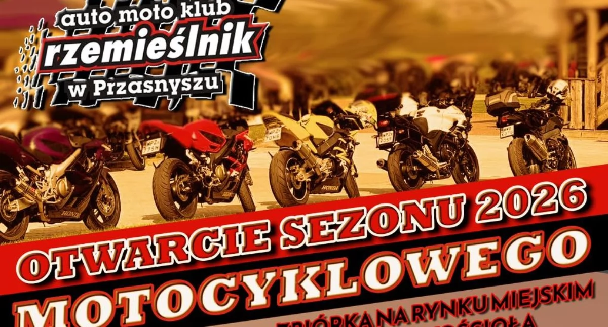 Motoryzacja, Motocykliści opanują Przasnysz Rusza sezon - zdjęcie, fotografia