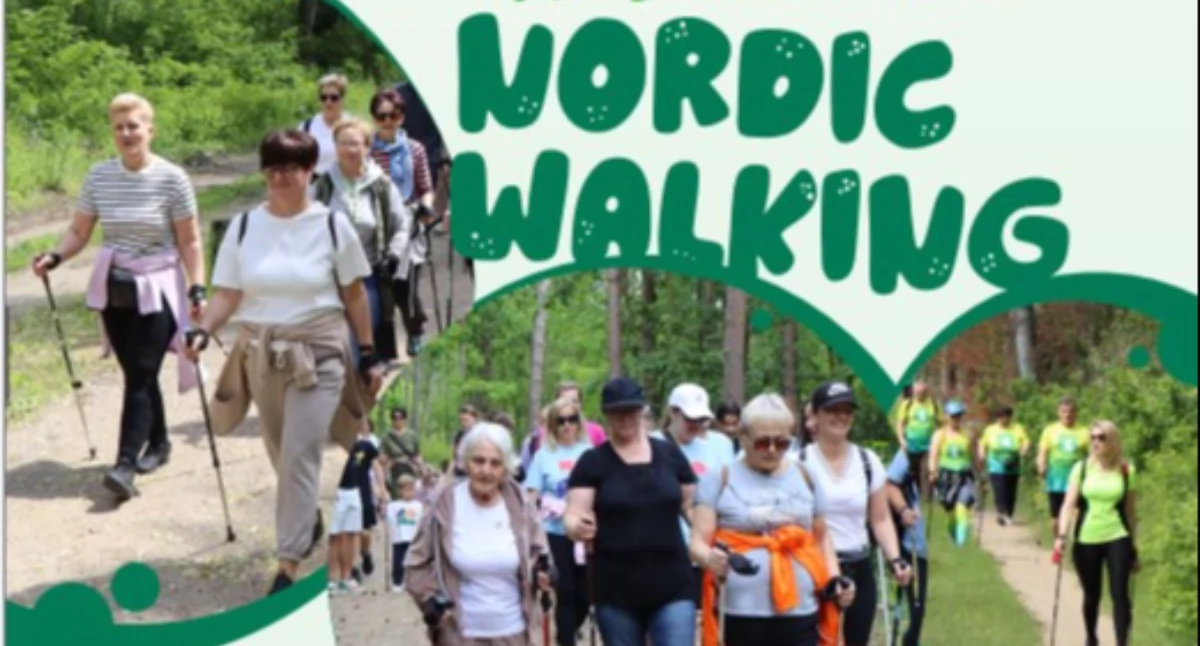 Fitness, Majowy Nordic Walking sercu natury Leśne zaproszenie każdego - zdjęcie, fotografia