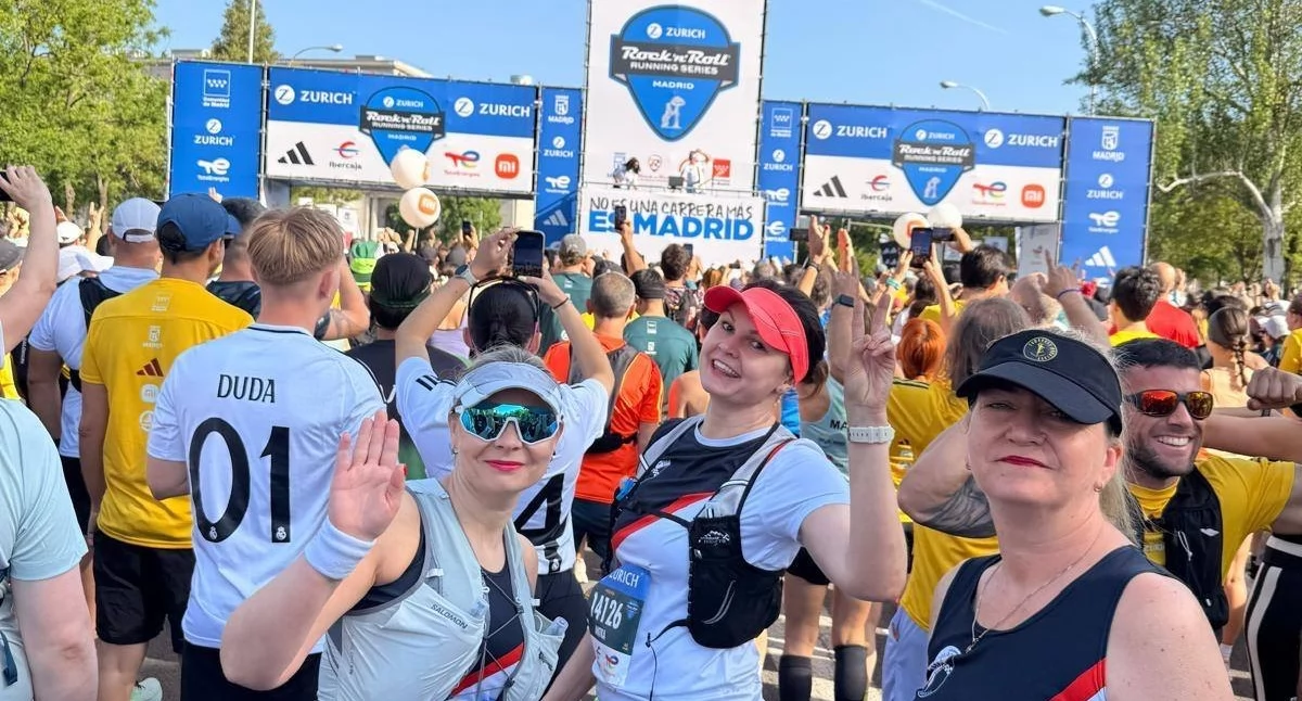 Biegi, Przaśnik Przasnysz podbił Madryt biegacze zmierzyli jednym najtrudniejszych maratonów Europy - zdjęcie, fotografia