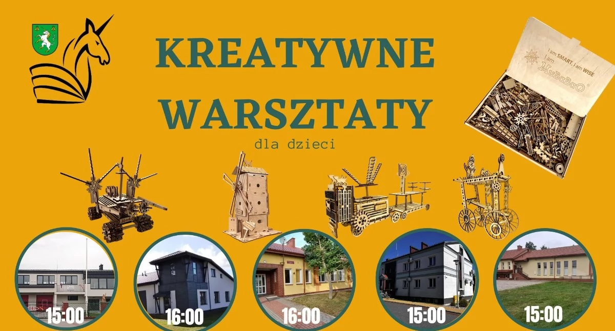 Warsztaty, Kreatywna zabawa gminie Jednorożec Ruszają warsztaty dzieci świetlicach wiejskich - zdjęcie, fotografia