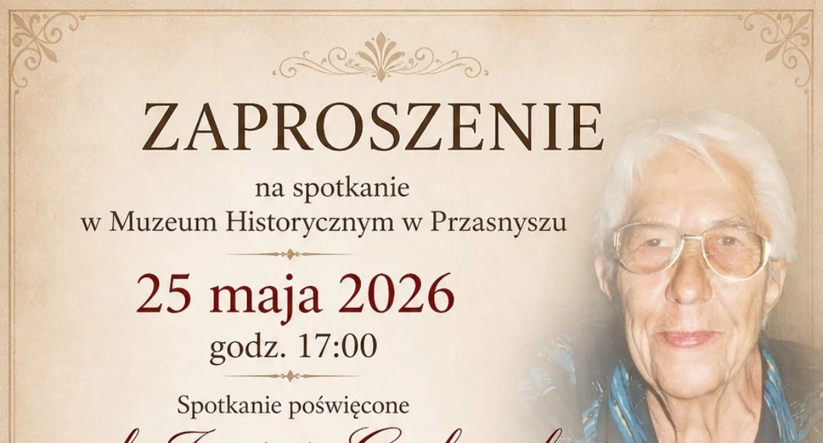 Historia, „Wspomnienia czynią człowieka wiecznym” Wyjątkowy wieczór pamięci Janinie Grabowskiej Przasnyszu - zdjęcie, fotografia