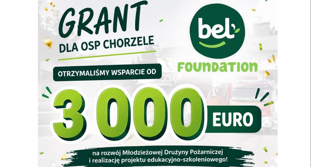 Pożary - Straż , Grant Chorzele Wsparcie Fundacji rozwój Młodzieżowej Drużyny Pożarniczej - zdjęcie, fotografia