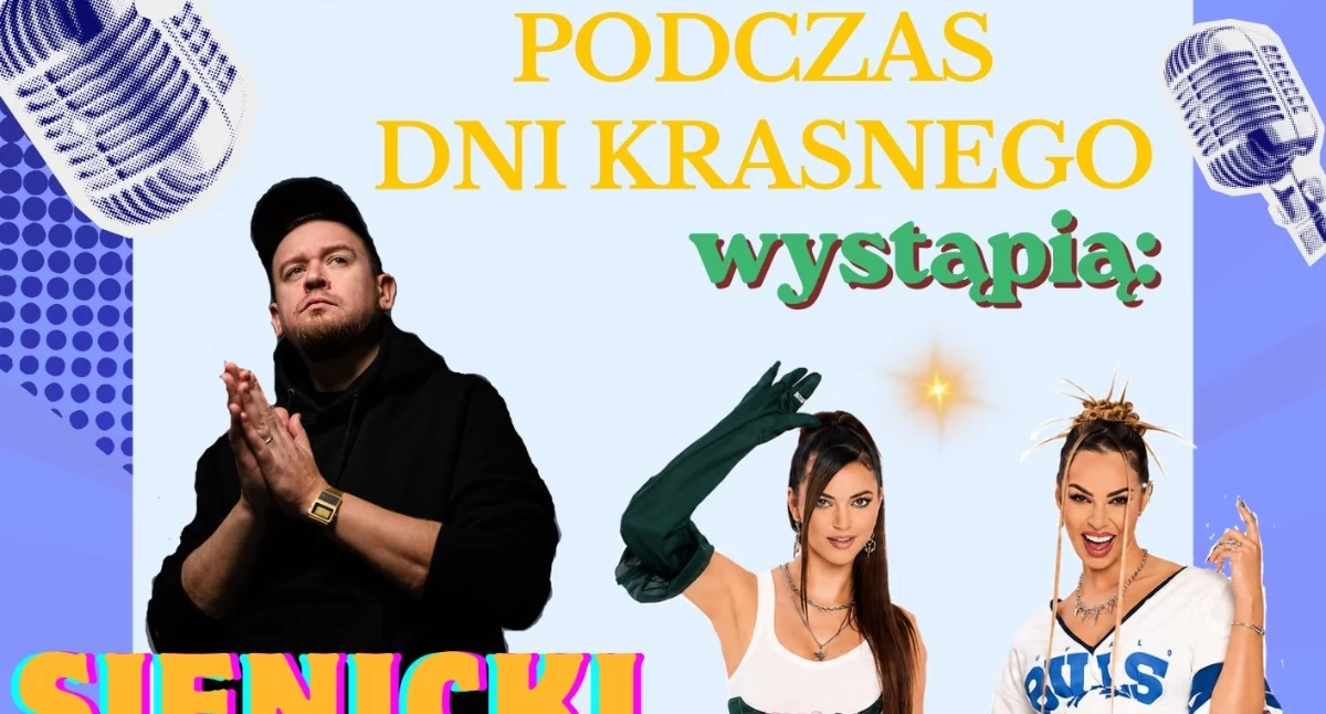 Koncerty, Muzyczne gwiazdy Krasnego ogłoszone - zdjęcie, fotografia