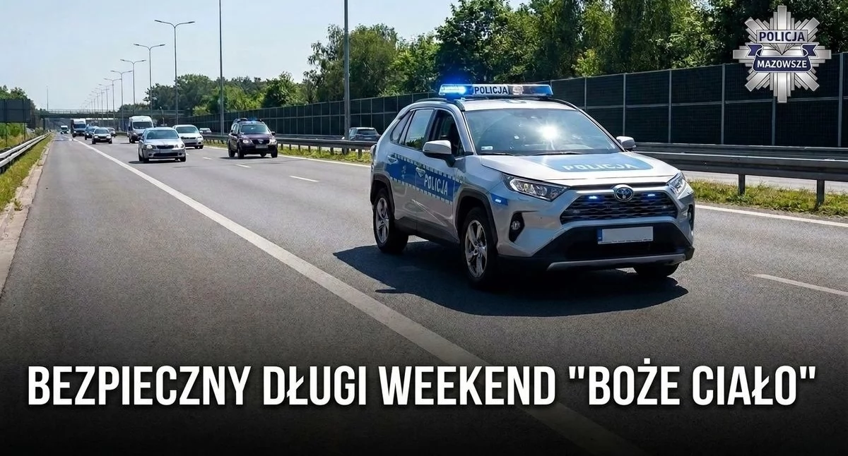 Komunikaty policji , Więcej patroli drogach podczas długiego weekendu Policja zapowiada wzmożone kontrole - zdjęcie, fotografia