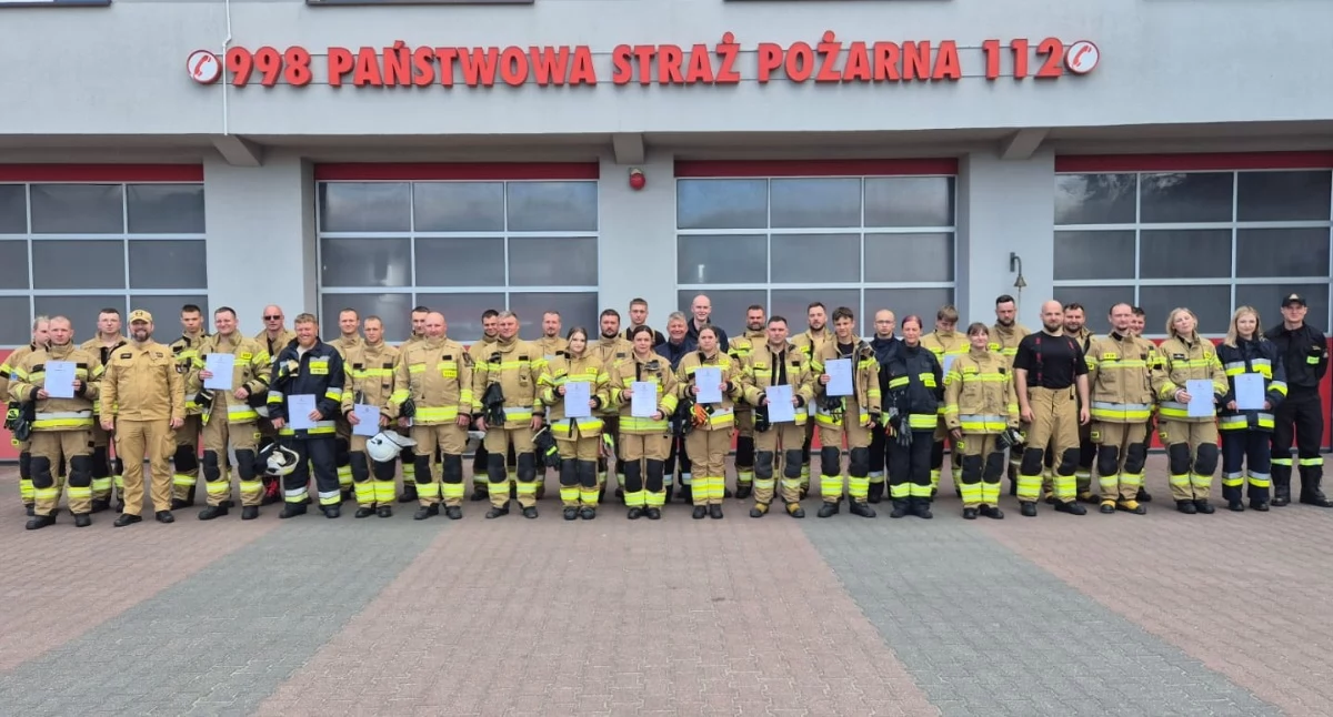Pożary - Straż , strażacy gotowi służby Zakończyło szkolenie podstawowe druhów powiecie przasnyskim - zdjęcie, fotografia