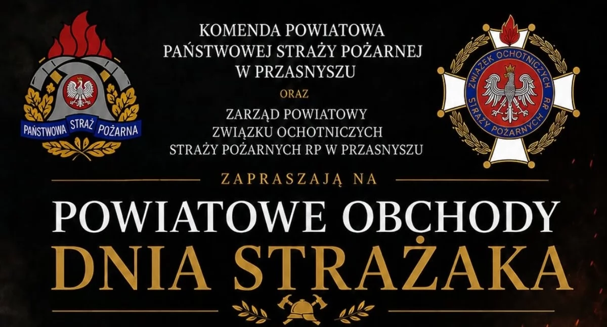 Festyny - Pikniki - Wydarzenia, Powiatowe Obchody Strażaka Przasnyszu Strażacy zapraszają mieszkańców wspólnego świętowania - zdjęcie, fotografia