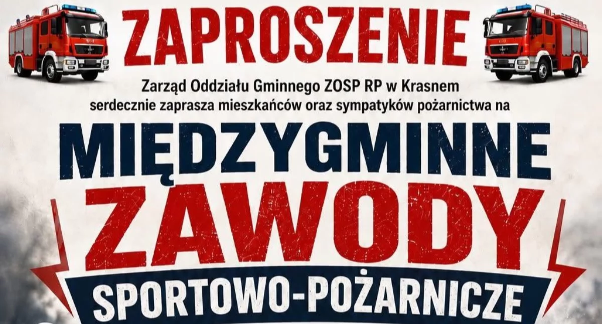 Sport Pożarniczy, Strażacka rywalizacja rodzinna atmosfera Międzygminne Zawody Sportowo Pożarnicze wkrótce Krasnem - zdjęcie, fotografia