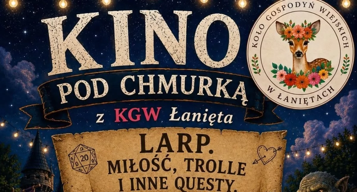 Kino, chmurką Łaniętach Fantastyczny seans atrakcji - zdjęcie, fotografia
