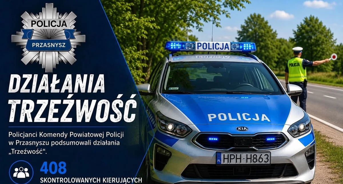 Kronika Kryminalna - Policja, Policyjna akcja „Trzeźwość” powiecie przasnyskim Trzech pijanych rowerzystów wpadło podczas kontroli - zdjęcie, fotografia