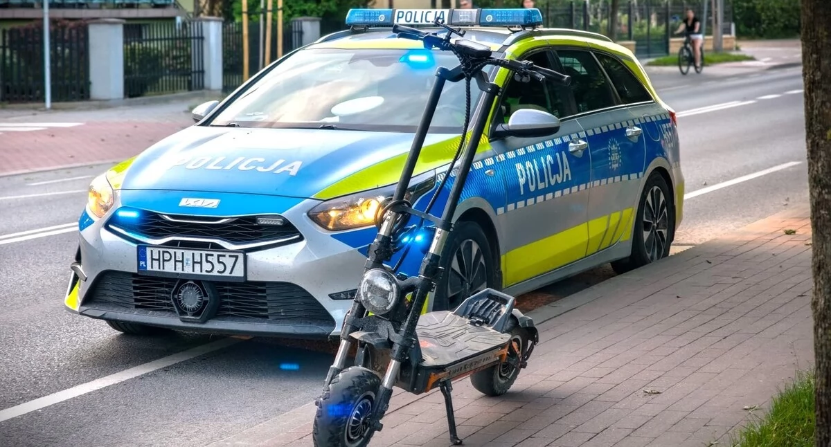 Komunikaty policji , Działania „e‑Hulajnoga e‑Rower lokalnie” Mazowszu Ponad kontroli ujawnione liczne wykroczenia - zdjęcie, fotografia