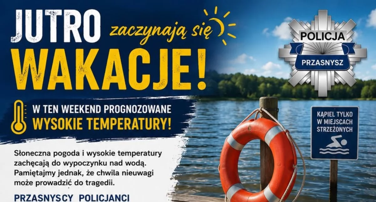 Komunikaty policji , Policja apeluje rozwagę wodą Przed wakacjami przypomina zasadach bezpieczeństwa - zdjęcie, fotografia