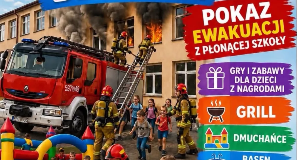 Festyny - Pikniki - Wydarzenia, Strażacy zapraszają rodzinny piknik Lipie zabraknie widowiskowych pokazów atrakcji dzieci - zdjęcie, fotografia