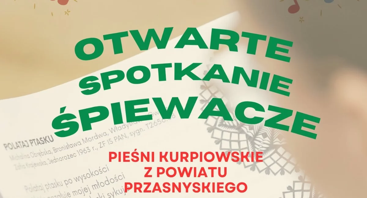 Warsztaty, Jednorożcu ożyją dawne pieśni Kurpiowszczyzny Każdy może dołączyć wspólnego śpiewania - zdjęcie, fotografia