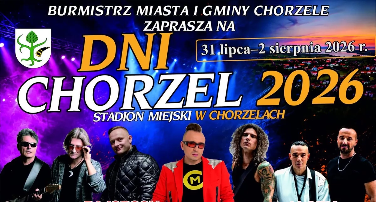 Festyny - Pikniki - Wydarzenia, Chorzel tygodnie Przed mieszkańcami koncertów rodzinnych atrakcji - zdjęcie, fotografia