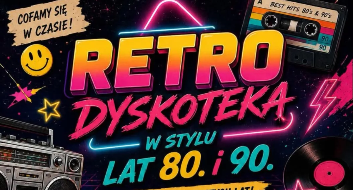 Festyny - Pikniki - Wydarzenia, Powrót sierpnia RETRO DYSKOTEKA Łazie! - zdjęcie, fotografia