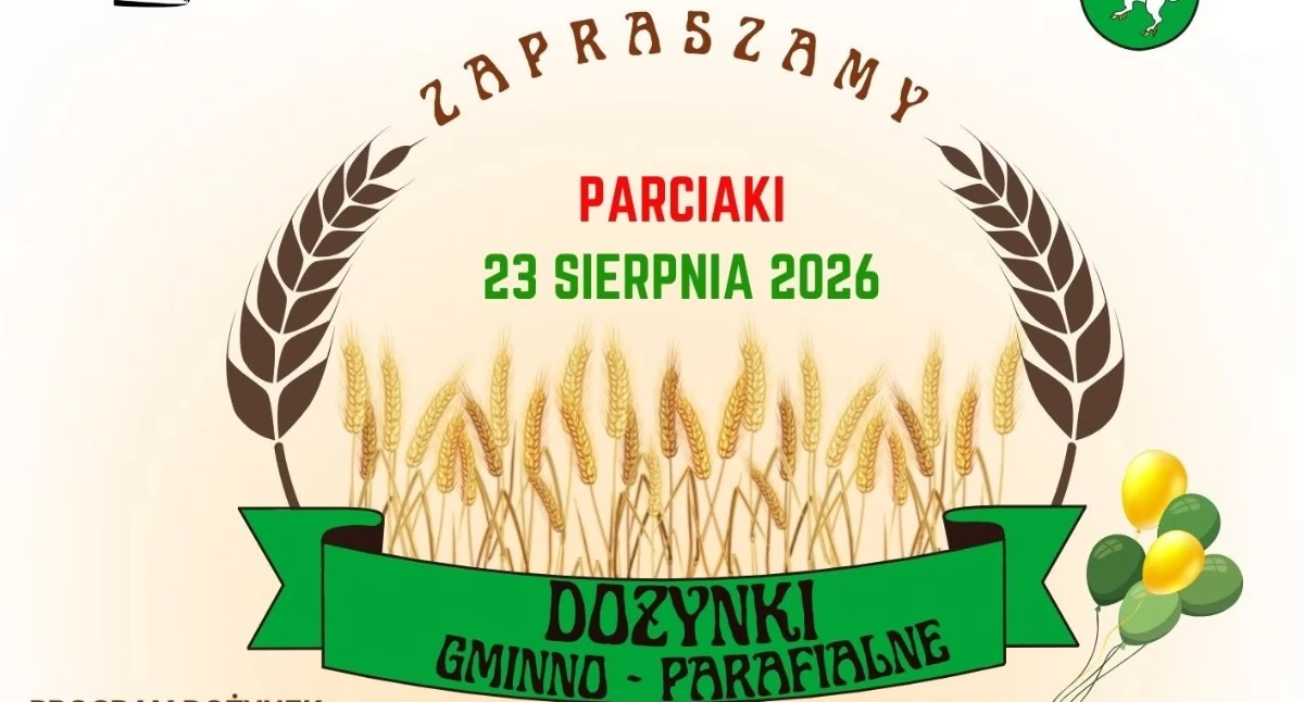 Festyny - Pikniki - Wydarzenia, Dożynki Gminno Parafialne Parciakach Święto plonów tradycji lokalnej społeczności - zdjęcie, fotografia