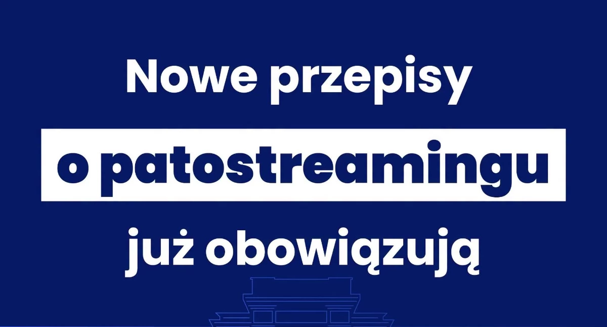 Partie polityczne, Koniec bezkarności patostreaming przemoc poniżanie pieniędzy grozi więzienie - zdjęcie, fotografia
