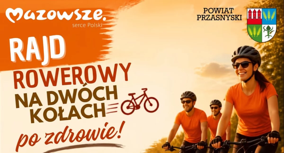 Rower, dwóch kołach zdrowie Przasnysza Chorzel powrote - zdjęcie, fotografia