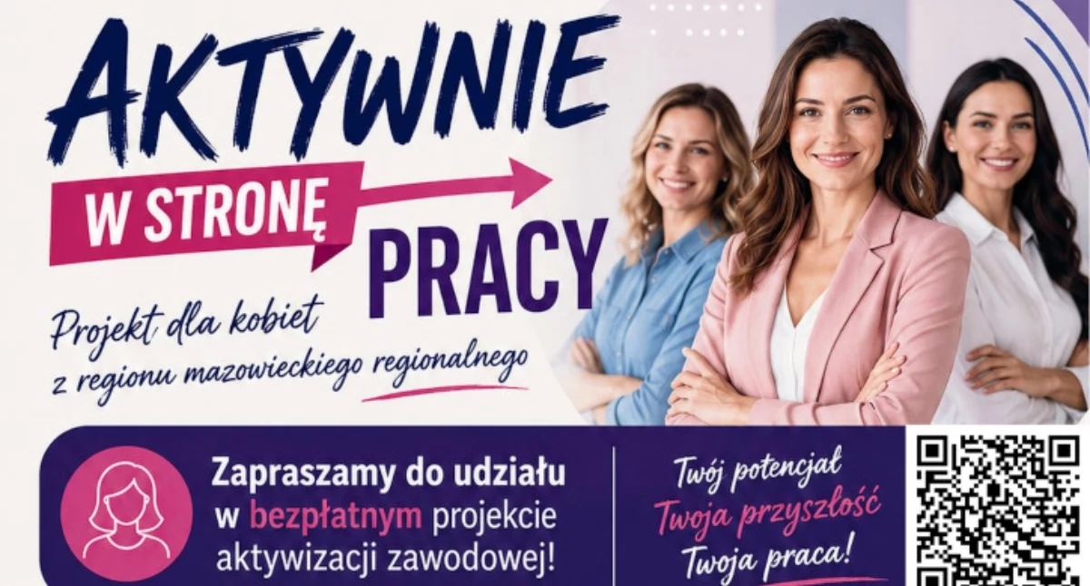 Szkolenia - Konferencje, „Aktywnie stronę pracy” Szansa kwalifikacje powrót rynek pracy kobiet powiatu przasnyskiego - zdjęcie, fotografia