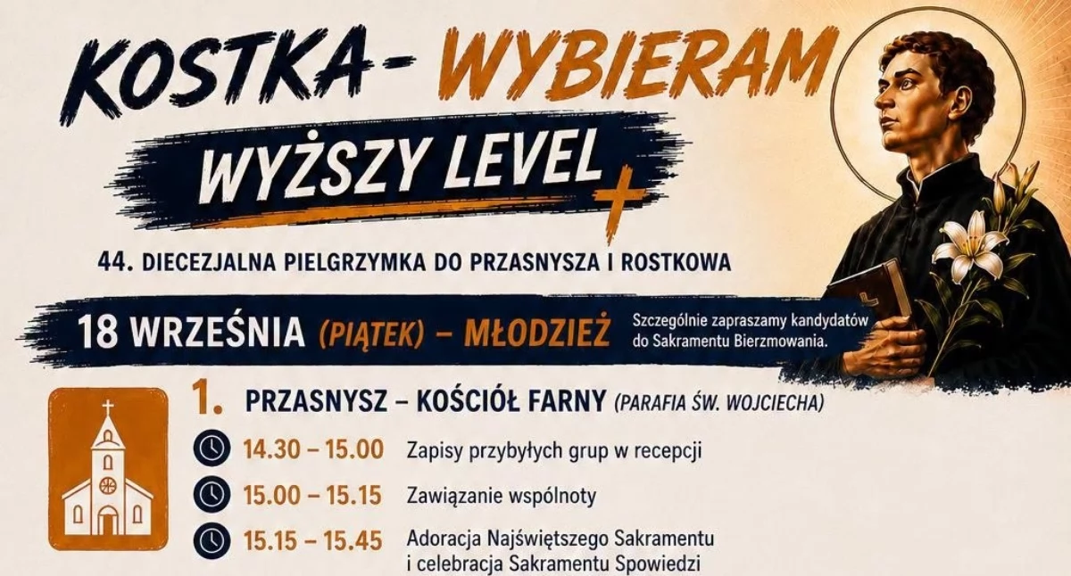 Styl Życia, tylko pielgrzymka także pełna muzyki spotkań Młodzież ruszy Rostkowa września - zdjęcie, fotografia