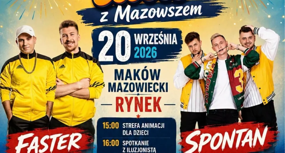 Festyny - Pikniki - Wydarzenia, „Pożegnanie Mazowszem” muzyka zabawa pomoc Karoliny Makowie Mazowieckim - zdjęcie, fotografia