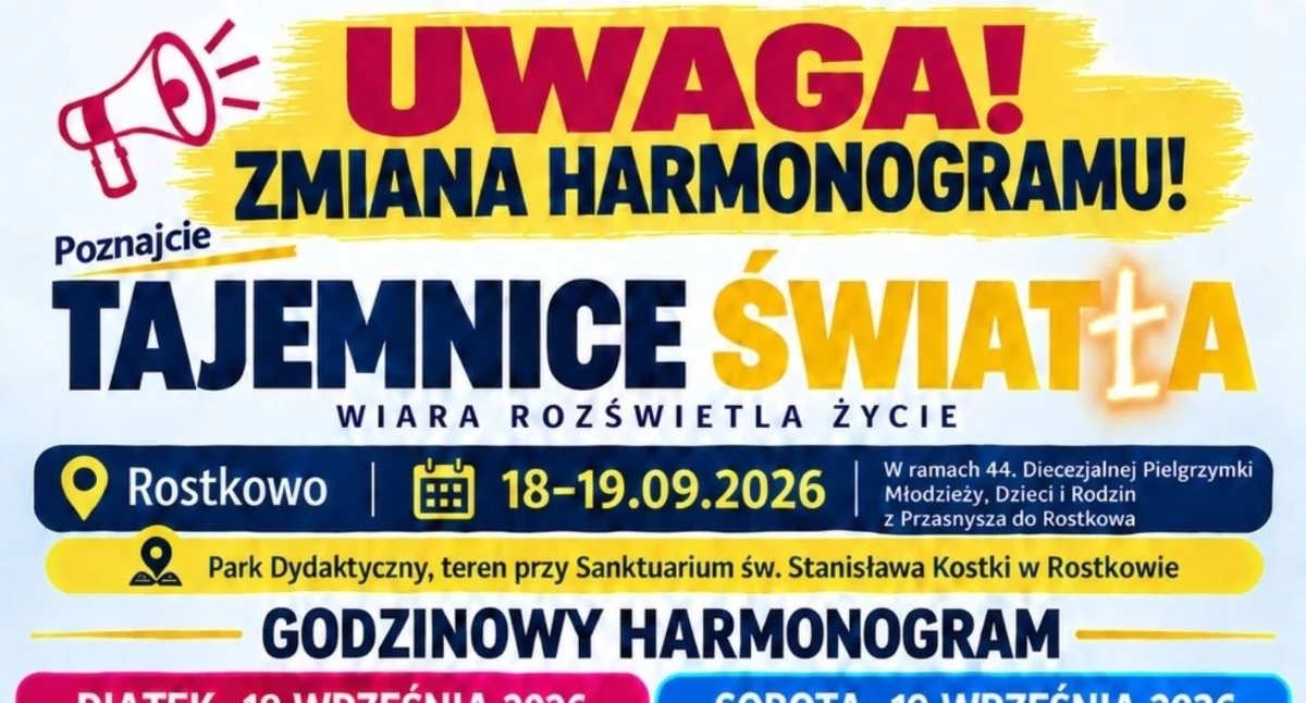 Warsztaty, Zmiana godzin warsztatów Rostkowie Organizatorzy opublikowali harmonogram - zdjęcie, fotografia