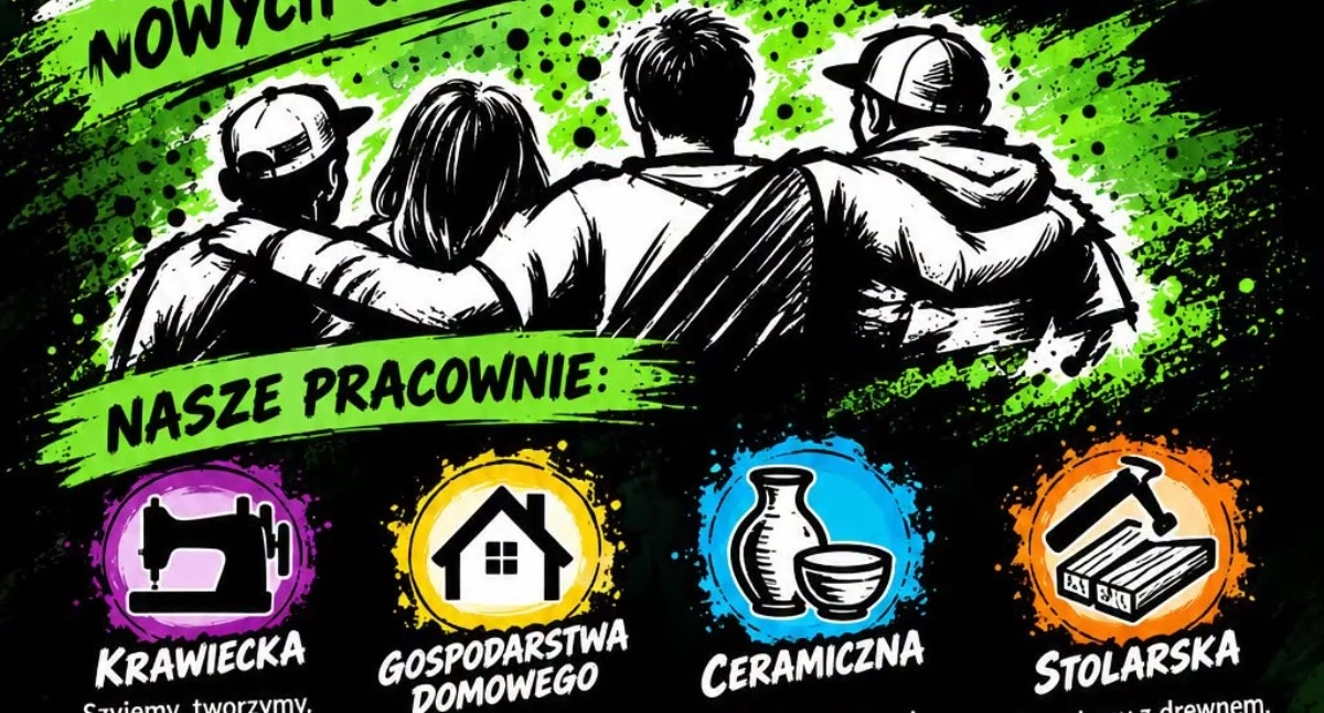Warsztaty, Szukasz miejsca którym możesz rozwijać Przasnyszu zaprasza osoby niepełnosprawnościami - zdjęcie, fotografia