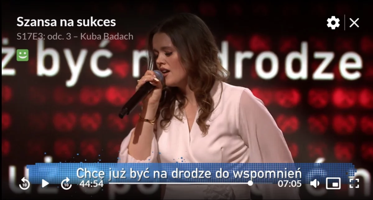 Styl Życia, Przasnyszanka wyróżnieniem „Szansie sukces” Gabriela Borkowska zachwyciła telewizyjnym studiu - zdjęcie, fotografia