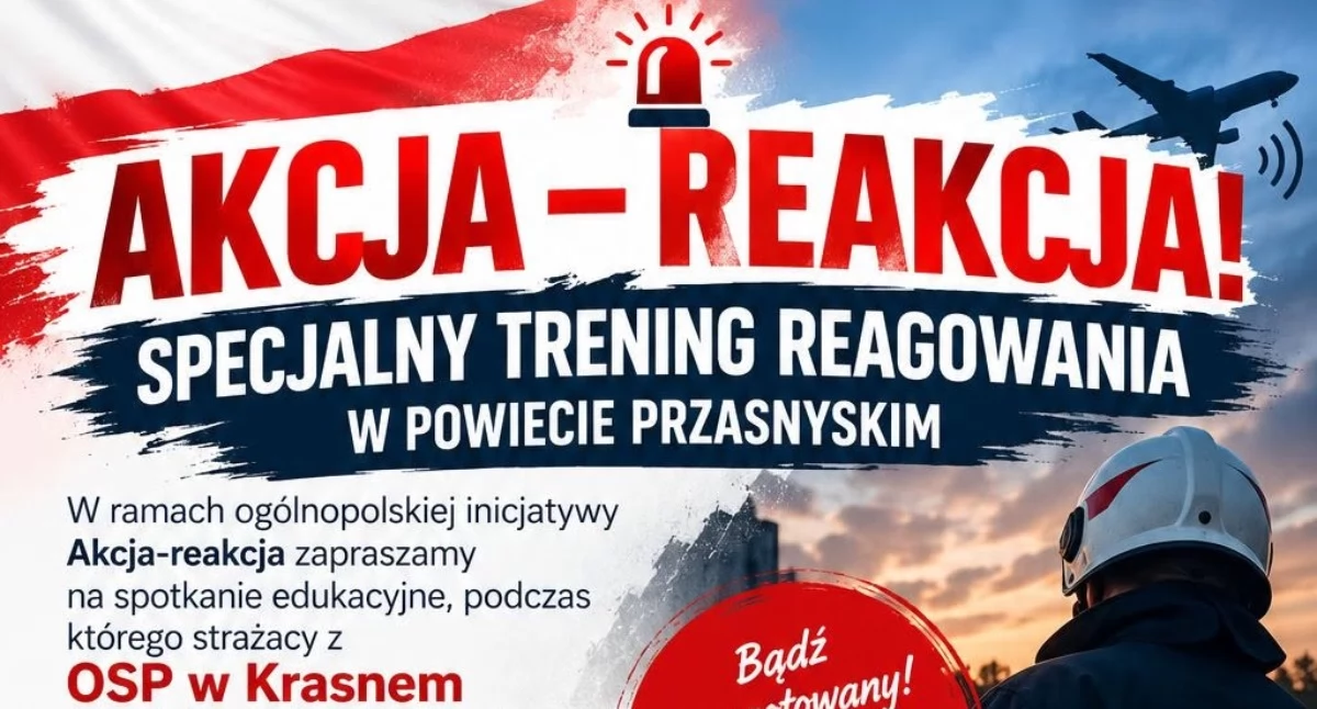 Pożary - Straż , „Akcja Reakcja” Krasnem Strażacy pokażą zachować podczas zagrożenia powietrza - zdjęcie, fotografia