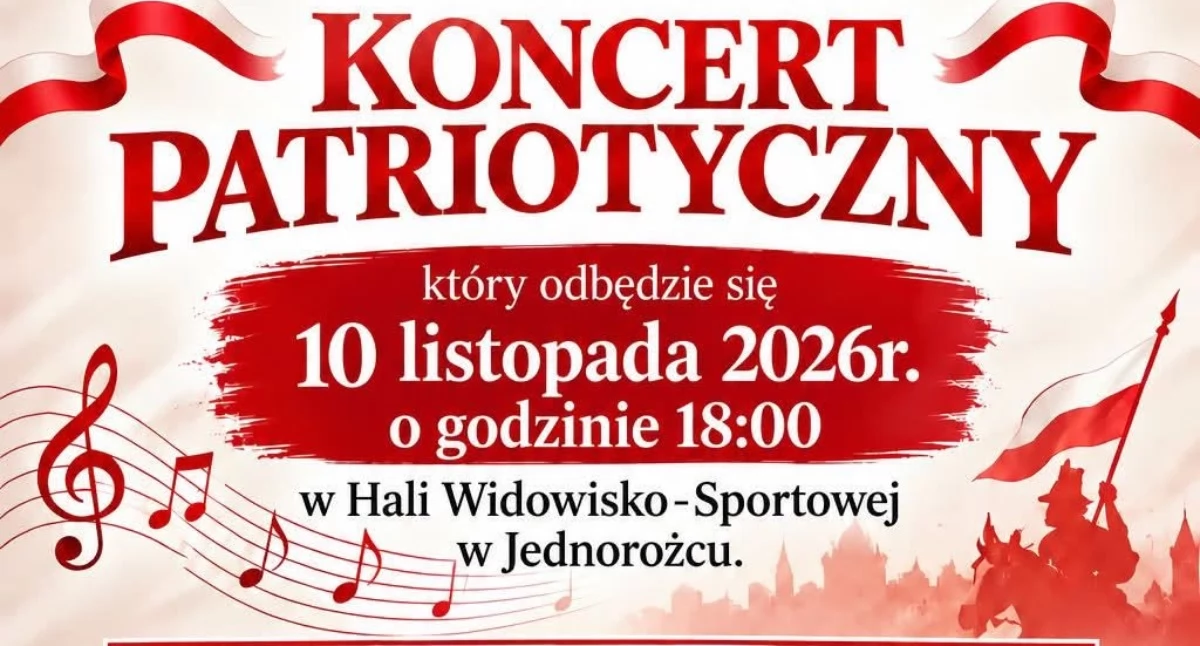 Koncerty, Koncert patriotyczny Jednorożcu Podczas wydarzenia odbędzie zbiórka leczenie nauczycielki - zdjęcie, fotografia