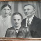 Józef Jankowski z żoną i córką, zdjęcie wykonane prawdopodobnie w 1947 r.
Michalina...