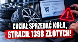 Chciał sprzedać koła przez internet. Mieszkaniec pow&hellip;