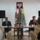 Powitanie nagrodzonych maturzystów, dyrektorów szkół, nauczycieli i rodziców przez...