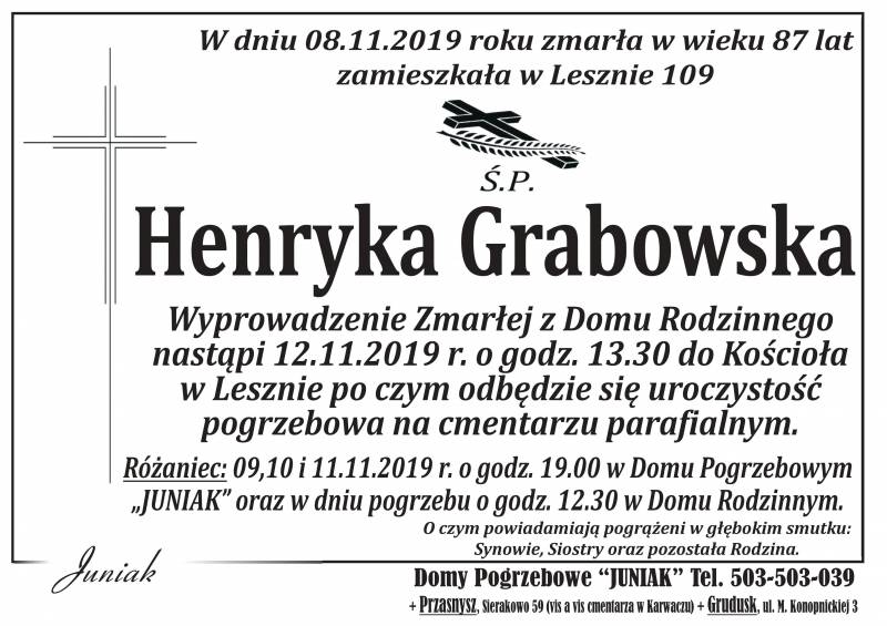 Henryka Grabowska