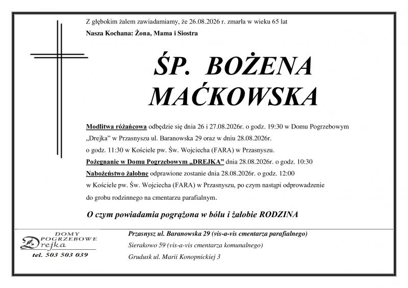Bożena Maćkowska
