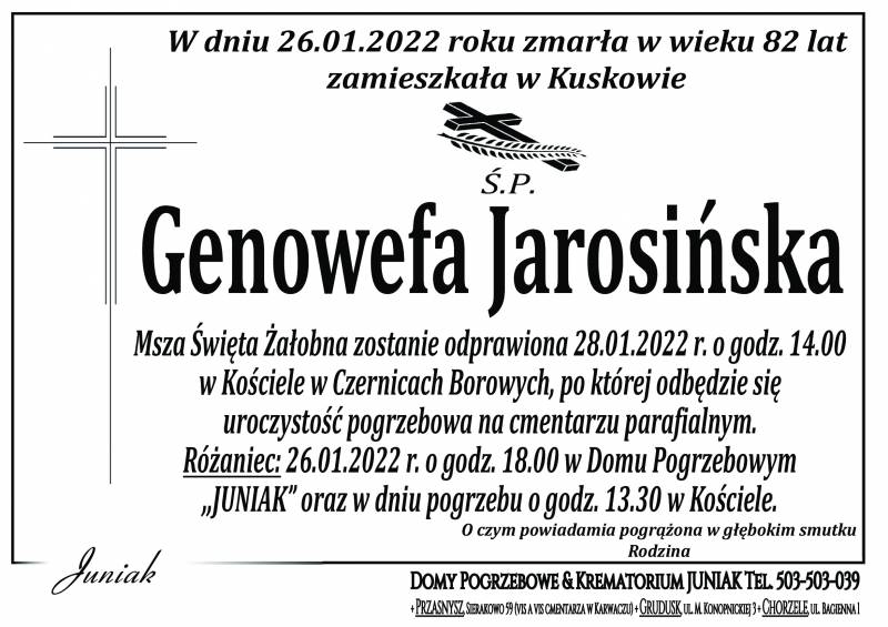 Genowefa Jarosińska