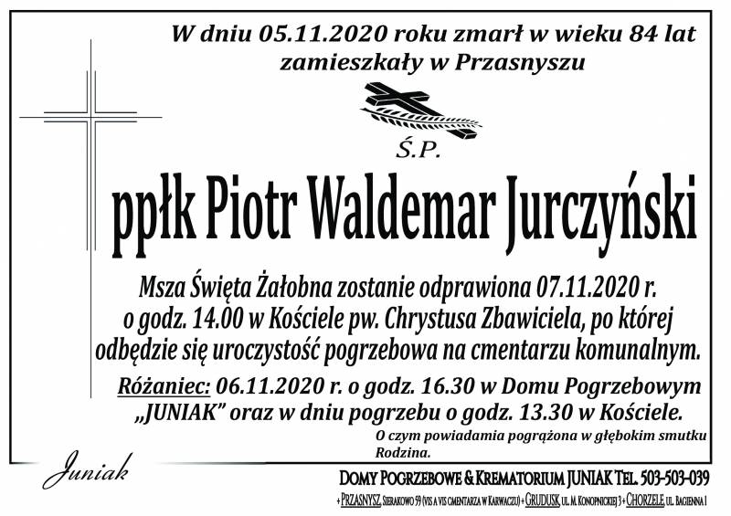 ppłk Piotr Waldemar Jurczyński