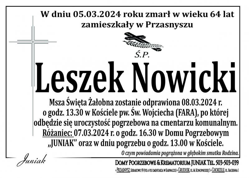 Leszek Nowicki