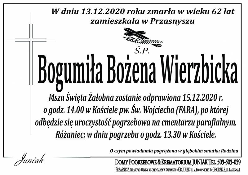 Bogumiła Bożena Wierzbicka