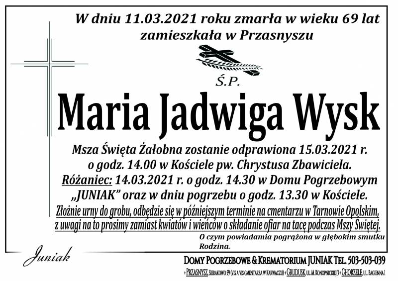 Maria Jadwiga Wysk