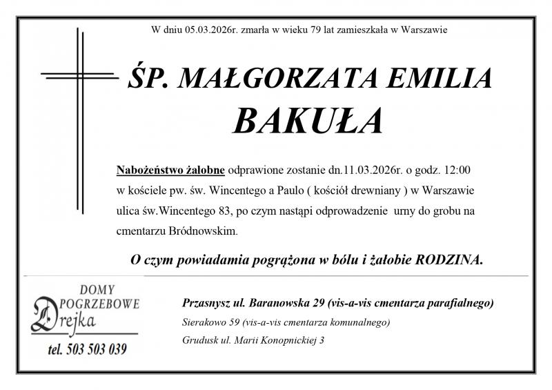 Małgorzata Emilia Bakuła