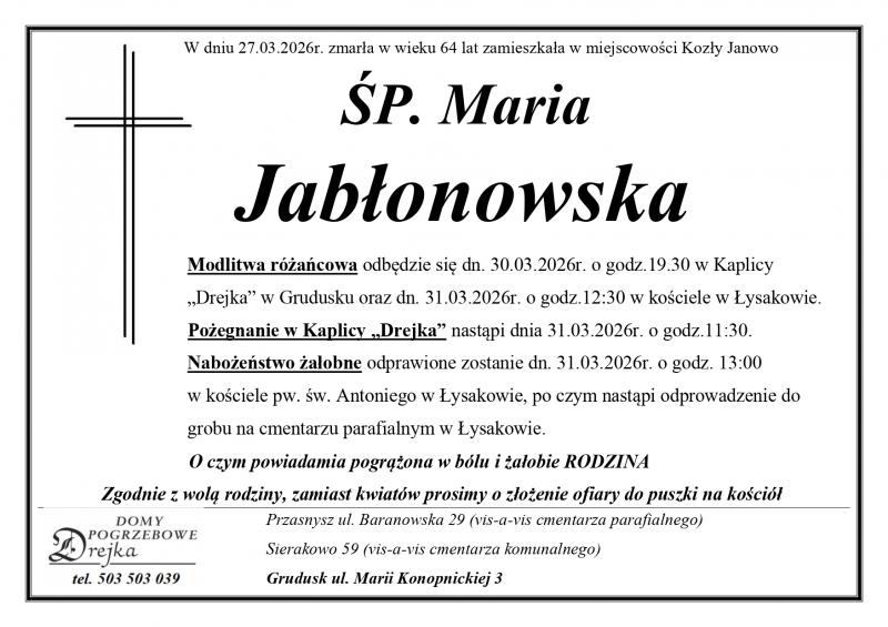 Maria Jabłonowska