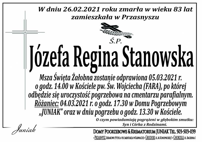 Józefa Regina Stanowska